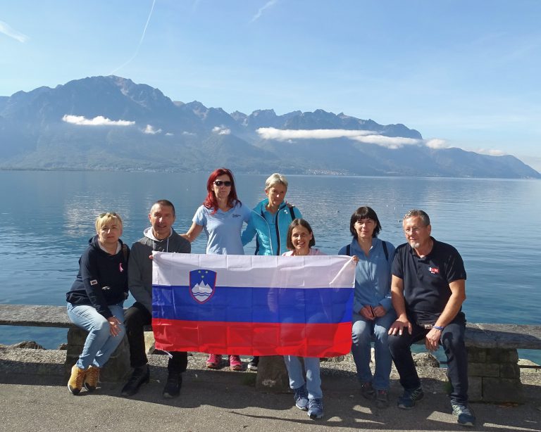 Members of Slovenian Cerebrovascular Disease Association on a trip