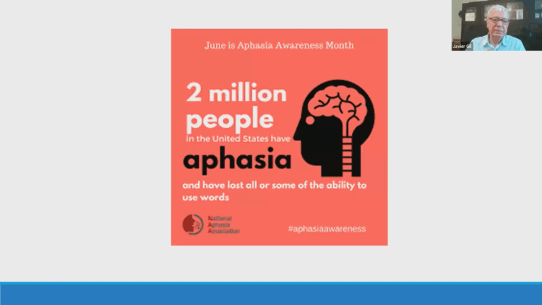 AIA Talks – Implications of Aphasia in Daily Life by Javier Gil